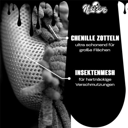 Nuke Guys - 2 Way Wonder - Chenille - Filet à insectes Strap On Éponge de lavage neutre