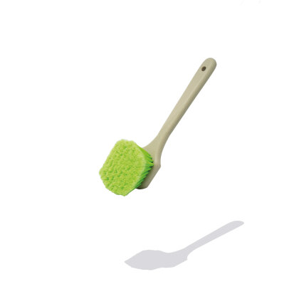 Nuke Guys Wheel Brush short handle/green bristles