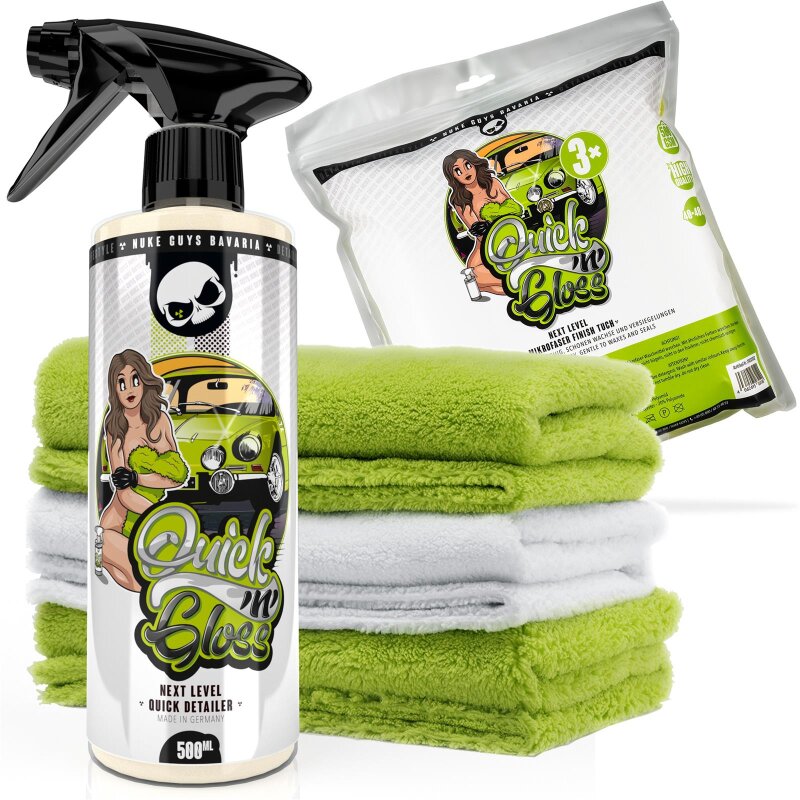 Set de pinceaux Nuke Guys Detailing | 4x pinceaux auto