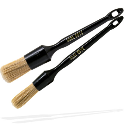 Nuke Guys Leather Brushes and Brush Set - 3x Brushes and 2x Brushes in Different Sizes