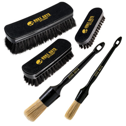 Nuke Guys Leather Brushes and Brush Set - 3x Brushes and...
