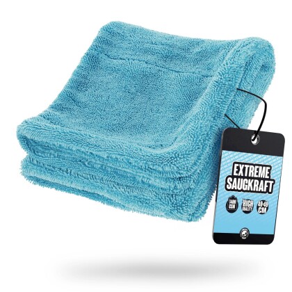 Nuke Guys - Gamma Dryer S - Chiffon de séchage en microfibre - 1400 GSM - bleu 40 x 40 cm