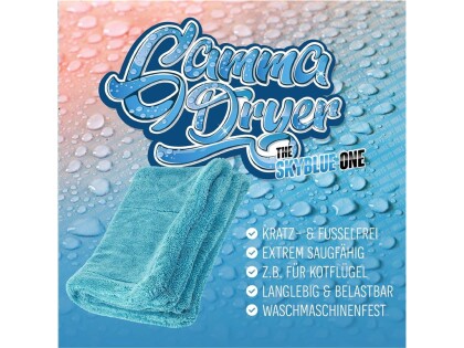 Nuke Guys - Gamma Dryer L - microfiber dryer sheet - 1400 GSM - blue 40 x 60 cm