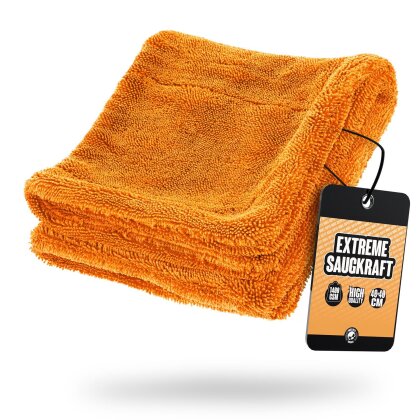 Nuke Guys - Gamma Dryer S - Chiffon de séchage en microfibre - 1400 GSM - orange 40 x 40 cm
