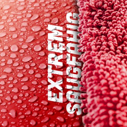Nuke Guys - Gamma Dryer L - microfiber dryer sheet - 1400 GSM - red 40 x 60 cm